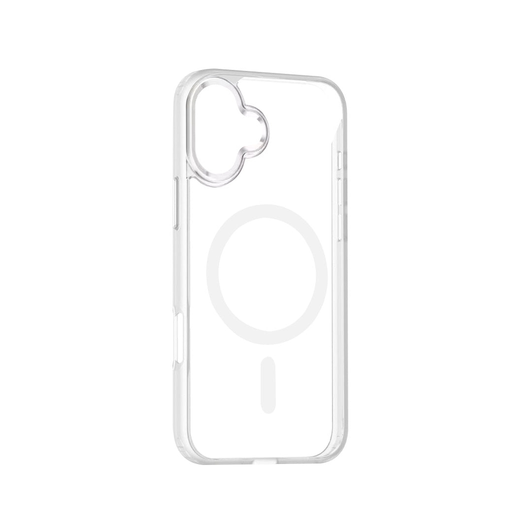 Highly transparent soft frame magnetic mobile phone protective case